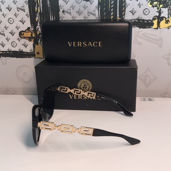 ?️ Versace VE4394 3916 Cat-Eye Sunglasses – Black – Authentic Designer Shades main image 10